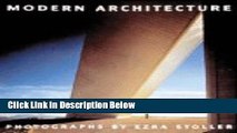 Download Modern Architecture : Photographs by Ezra Stoller [Online Books]