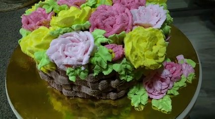 Simi Shows 15 How to Make a Flower Basket Cake