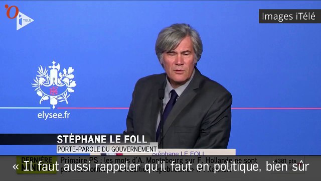 Par une boutade, Stéphane Le Foll recadre Arnaud Montebourg