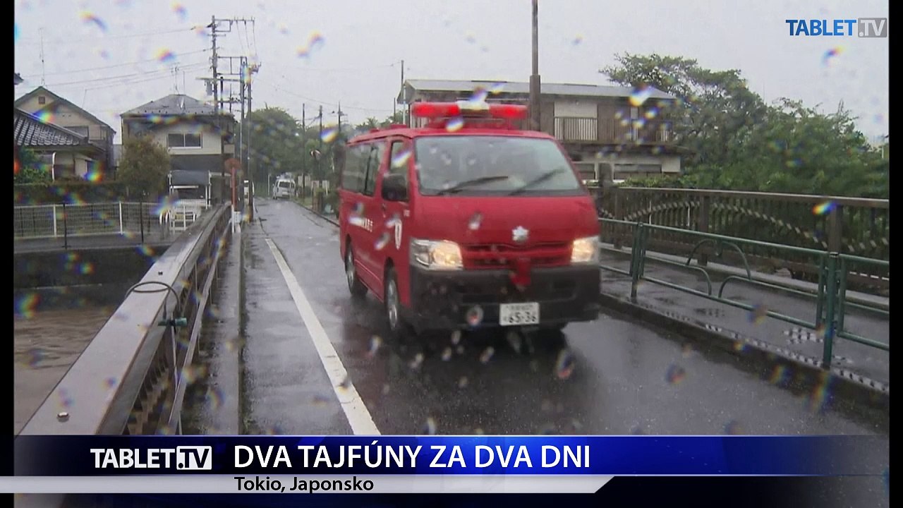 Tajfún Mindulle zasiahol Tokio a priľahlé oblasti