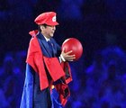 Japanese Prime Minister Shinzo Abe dresses as Nintendo's Mario for Rio Olympics closing ceremony