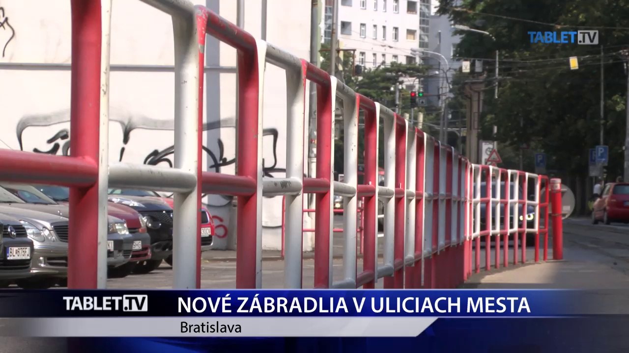 V Bratislave budú nové zábradlia
