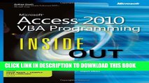 [New PDF] Microsoft Access 2010 VBA Programming Inside Out Ebook Online
