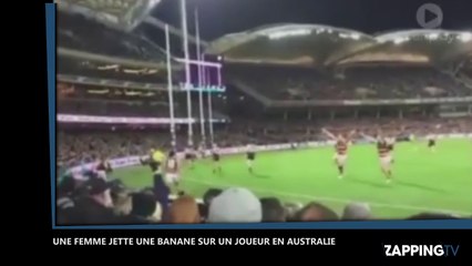 Dérapage raciste en Australie, une femme jette une banane sur un joueur aborigène (Vidéo)