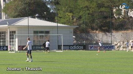 Les buts et les ratés de la séance devant le but