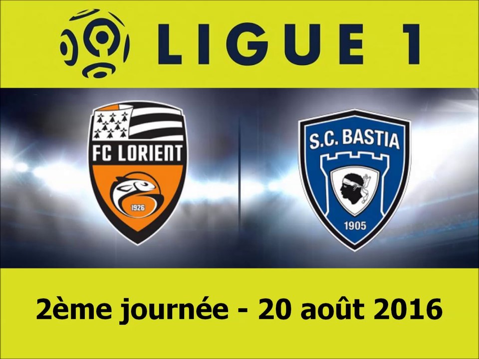 LIGUE 1 - LORIENT/BASTIA - Journée 2 [Bousculade sur arbitre]