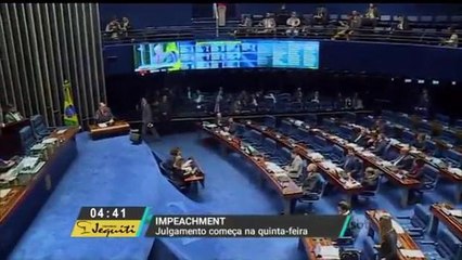 Julgamento final do impeachment de Dilma começa na quinta-feira (25)