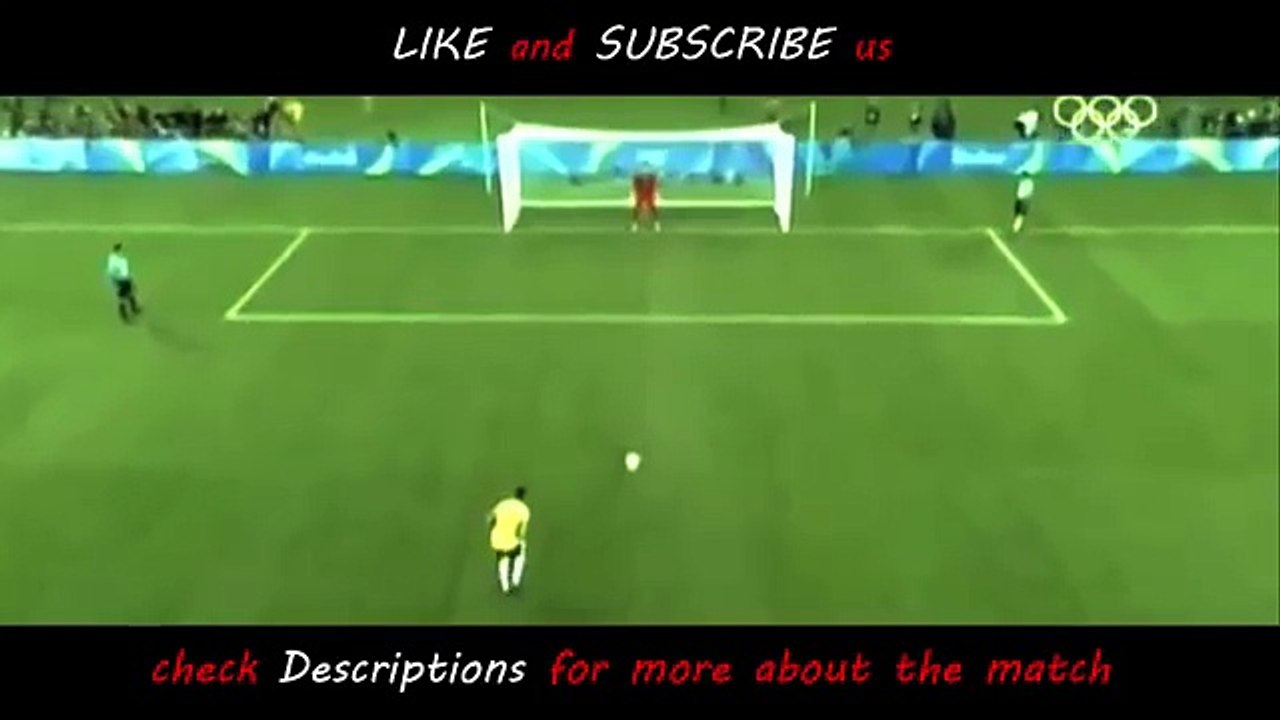Neymar Jr's Olympics Men's Football Gold Winning Penalty -- Rio Olympics 2016