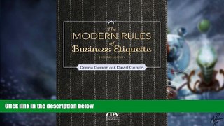Full [PDF] Downlaod  Modern Rules of Business Etiquette  Download PDF Full Ebook Free