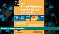 Big Deals  The Small Business Start-Up Kit for California with CDROM  Free Full Read Best Seller