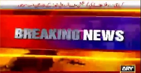 MQM burning cars outside ARY's office and doing firing constantly - Visuals