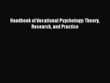 [PDF] Handbook of Vocational Psychology: Theory Research and Practice Popular Colection