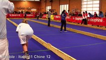 Fin du simple et du double, Italie contre Chine, Première Raffa Cup France, Coucouron 2016