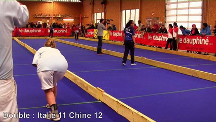 Fin du simple et du double, Italie contre Chine, Première Raffa Cup France, Coucouron 2016