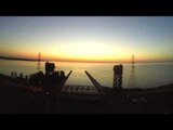 Daredevil Watches the Sun Rise on Top of a Bridge