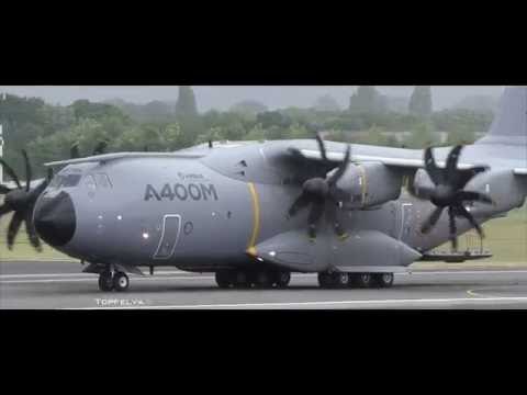 Powerful Military Transport Aircraft Demonstrates Extremely Short Landing and Takeoff