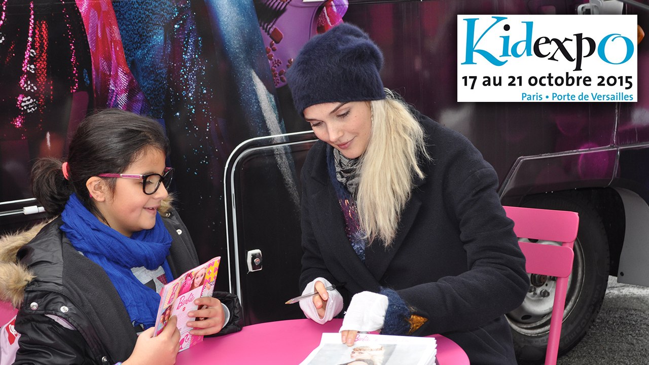 "KidExpo 2015" – Interviews de Camille Lou, Frédérick Bousquet et des exposants