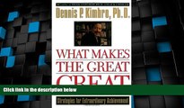 Big Deals  What Makes the Great Great  Best Seller Books Most Wanted