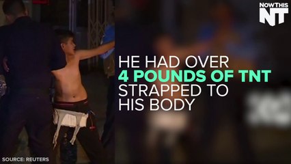 Suicide Vest taken off of an 11-year-old boy