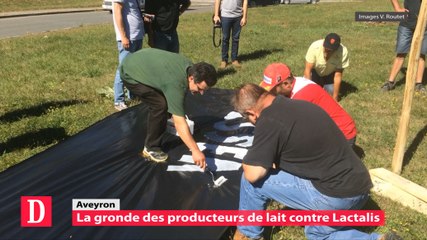 Aveyron : la gronde des éleveurs contre Lactalis