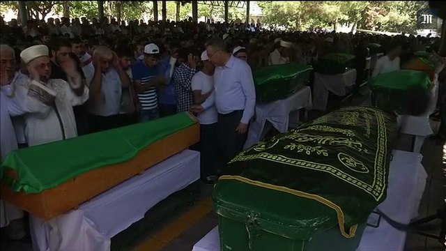 Turquie : des funérailles sous tension après l'attentat de Gaziantep