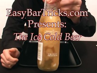 Freeze a beer in two seconds - Magic Trick