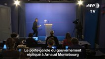 Le porte-parole du gouvernement réplique à Montebourg