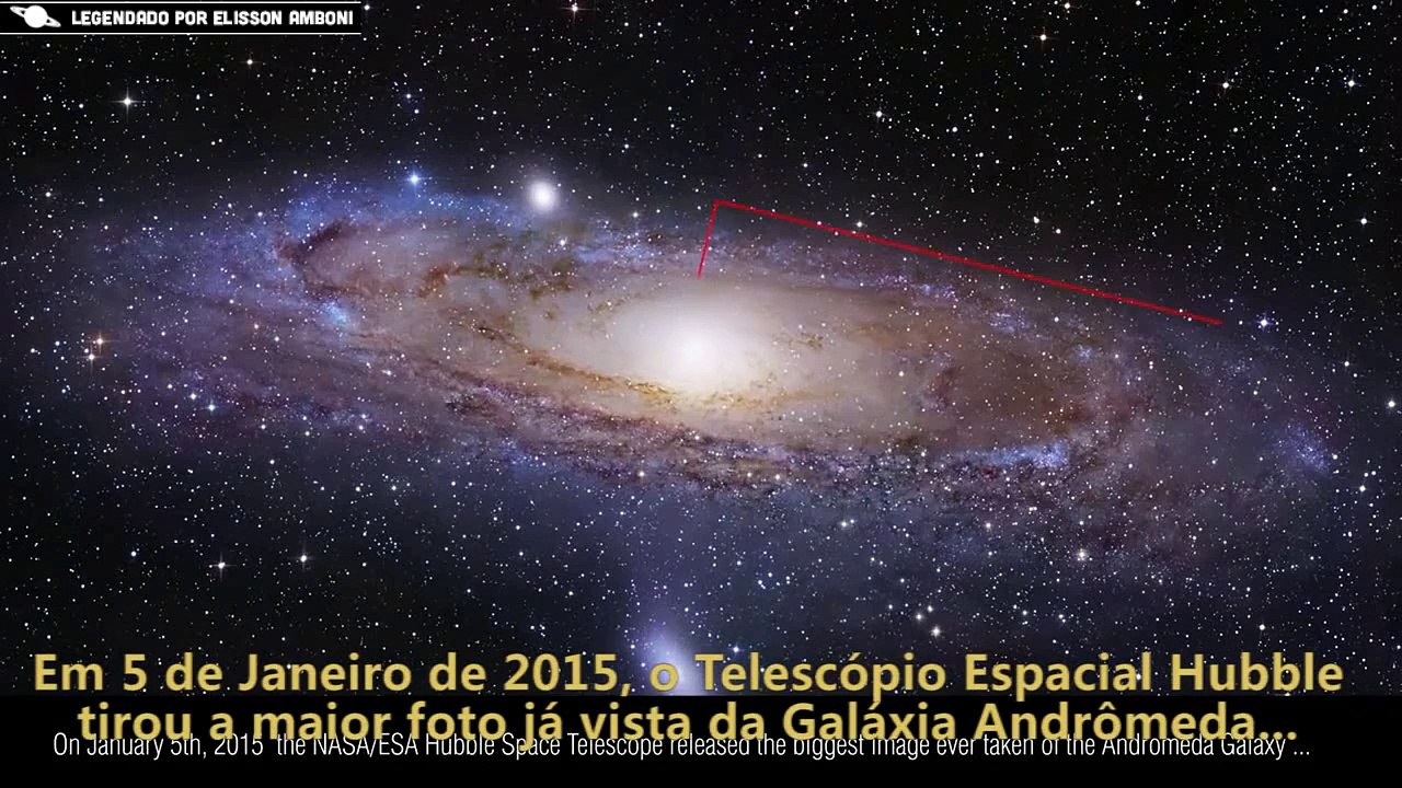 Galáxia Andrômeda como nunca vista antes