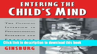 [PDF] Entering the Child s Mind: The Clinical Interview In Psychological Research and Practice
