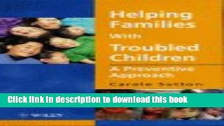 [PDF] Helping Families with Troubled Children: A Preventive Approach Full Colection