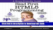 [PDF] Head First HTML5 Programming: Building Web Apps with JavaScript Download Full Ebook