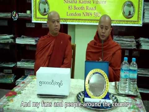 Wirathu receives Freedom of Religion award.