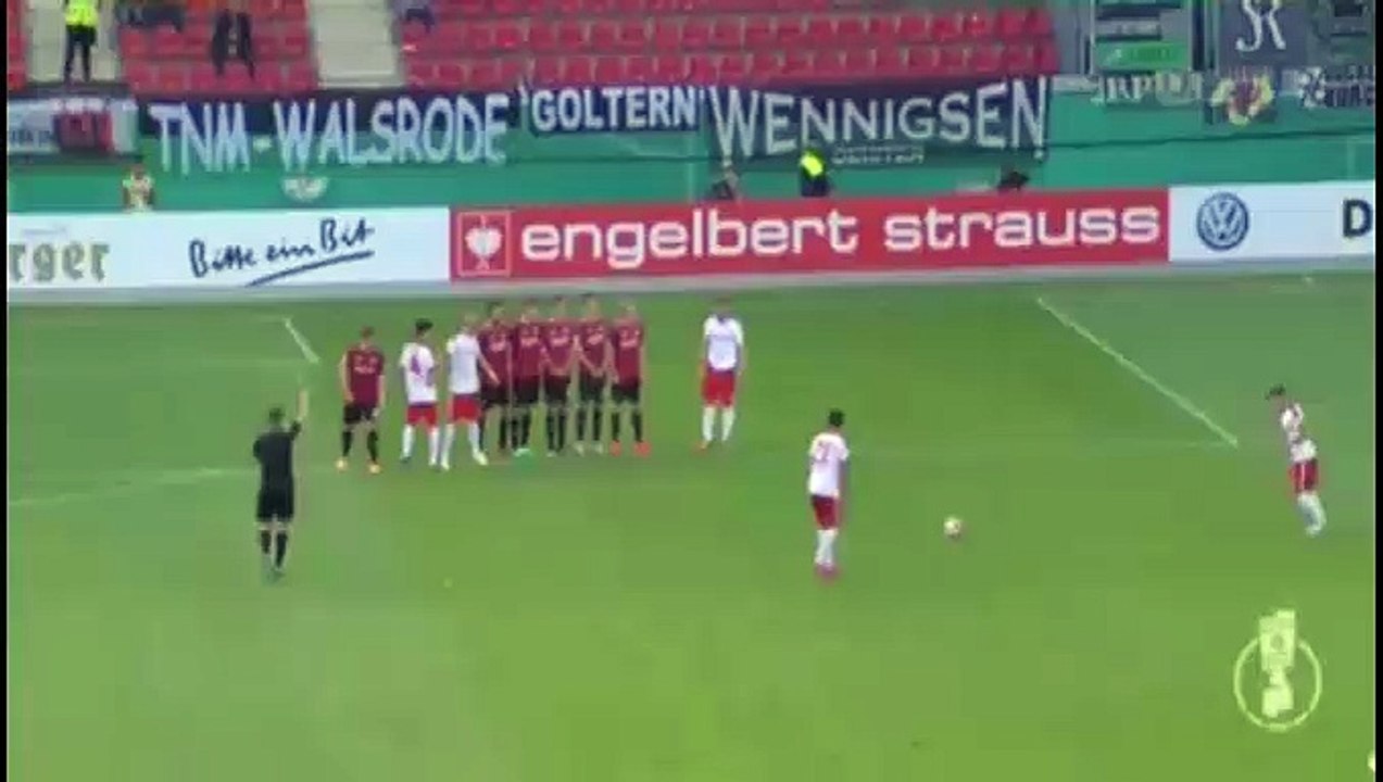 Serkan Firat Amazing Goal Tore - Kickers Offenbach 1-2 Hannover 96 - (22/8/2016)