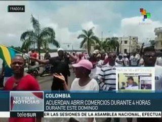 Colombia: piden chocoanos al gobierno que solucione sus demandas