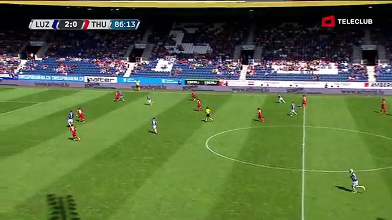 FC Luzern 3:0 FC Thun (Swiss Super League 5. Runde 2016/2017 21.August 2016)