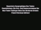 [PDF] Repertoire Geographique Des Textes Cuneinformes: Die Orts- Und Gewassernamen Der Nuzi-Texte