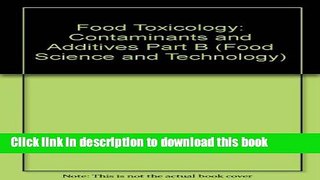 [Popular Books] Food Toxicology Free Online