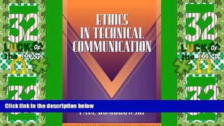 Big Deals  Ethics in Technical Communication (Part of the Allyn   Bacon Series in Technical