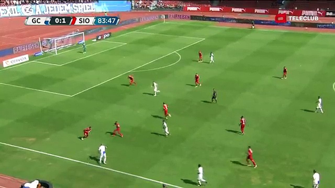 Grasshoppers 1:1 FC Sion (Swiss Super League 5. Runde 2016/2017 21.August 2016)