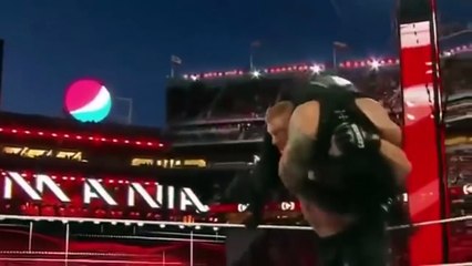 Roman Reigns vs Brock Lesnar.