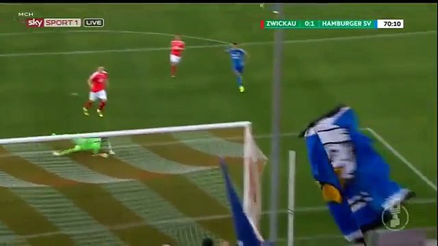 All Goals - Zwickau 0-1 Hamburger DFB Pokal 22.08.2016