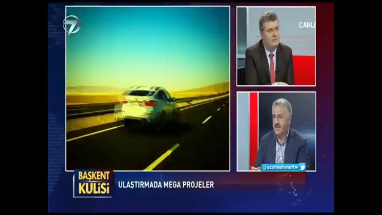 Ulaştırma Denizcilik Ve Haberleşme Bakanı Ahmet Arslan Osmangazi Köprüsü Hakkında - Kanal 7'de Başkent Kulisi Canlı Yayı