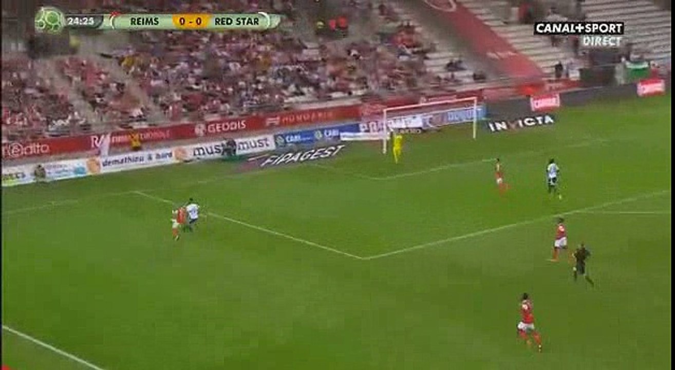 Anthony Weber Goal HD - Reims 1-0 Red Star 22.08.2016