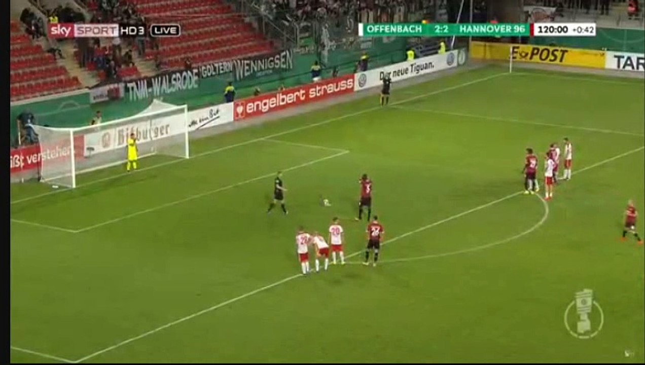 Salif Sane GOAL - Kickers Offenbach	2-3 (2-2)	Hannover  22.08.2016