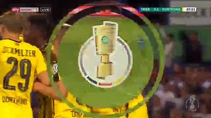 Kagawa S. - Goal - Eintracht Trier 0-1 Dortmund - 22.08.2016