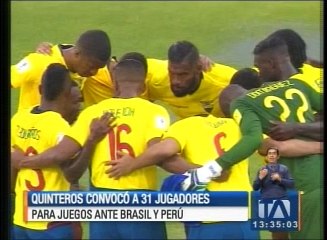 Publican lista de los convocados de Ecuador para enfrentar a Brasil y Perú