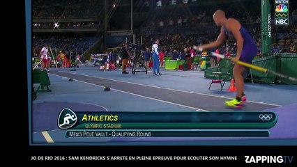 JO de Rio 2016 : Un athlète s'arrête en pleine compétition pour écouter son hymne (Vidéo)