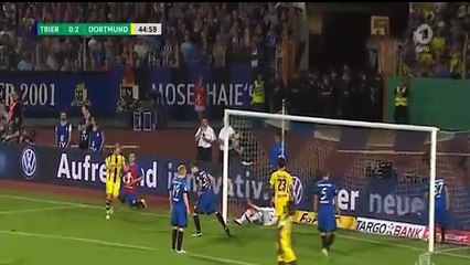 Eintracht Trier 0-3 Borussia Dortmund Highlights Video Goals August 22, 2016