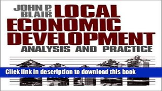 [PDF] Local Economic Development: Analysis and Practice Full Online