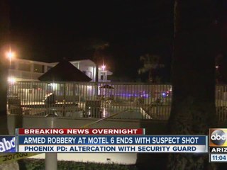Security guard shoots and kills suspect